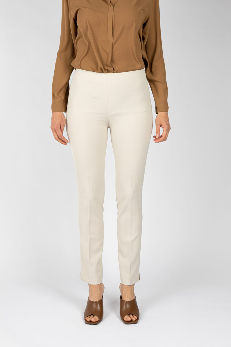 Pantaloni colore ghiaccio da donna linea stretta - P19614C GHIACCIO - 1
